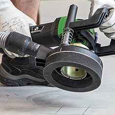 Эксплуатация станка для сухого алмазного сверления плитки Eibenstock EFB 68