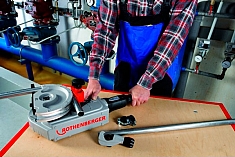 Использование трубогибов электрических Rothenberger Robend 4000 Set 12-15-18-22 мм