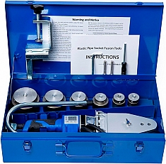 Комплектация паяльника для полипропиленовых труб Rotorica Rocket Welder 63 Blue серия Top Комплектация паяльника для полипропиленовых труб Rotorica Rocket Welder 63 Blue серия Top