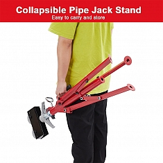 Переноска складной регулируемой роликовой опоры для труб Remmers Mantis 1/8-12 Переноска складной регулируемой роликовой опоры для труб Remmers Mantis 1/8-12