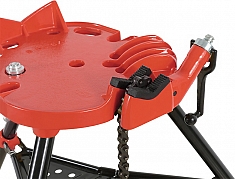 Тиски универсального складного трубного верстака-треноги с цепными тисками Remmers Tristand 1/8-6