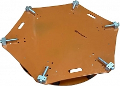 Зажим для коротких втулок под фланец ПНДело Делохват-1000 Зажим для коротких втулок под фланец ПНДело Делохват-1000